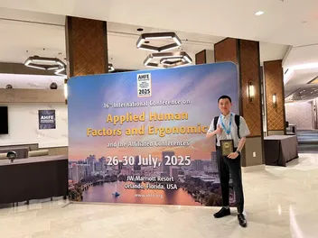 Zhang Siyuanが、米国オーランドで開催された第16回国際応用人間工学会議（AHFE 2025） において、AHFE 2025 Best Student Paper Awardを受賞しました。